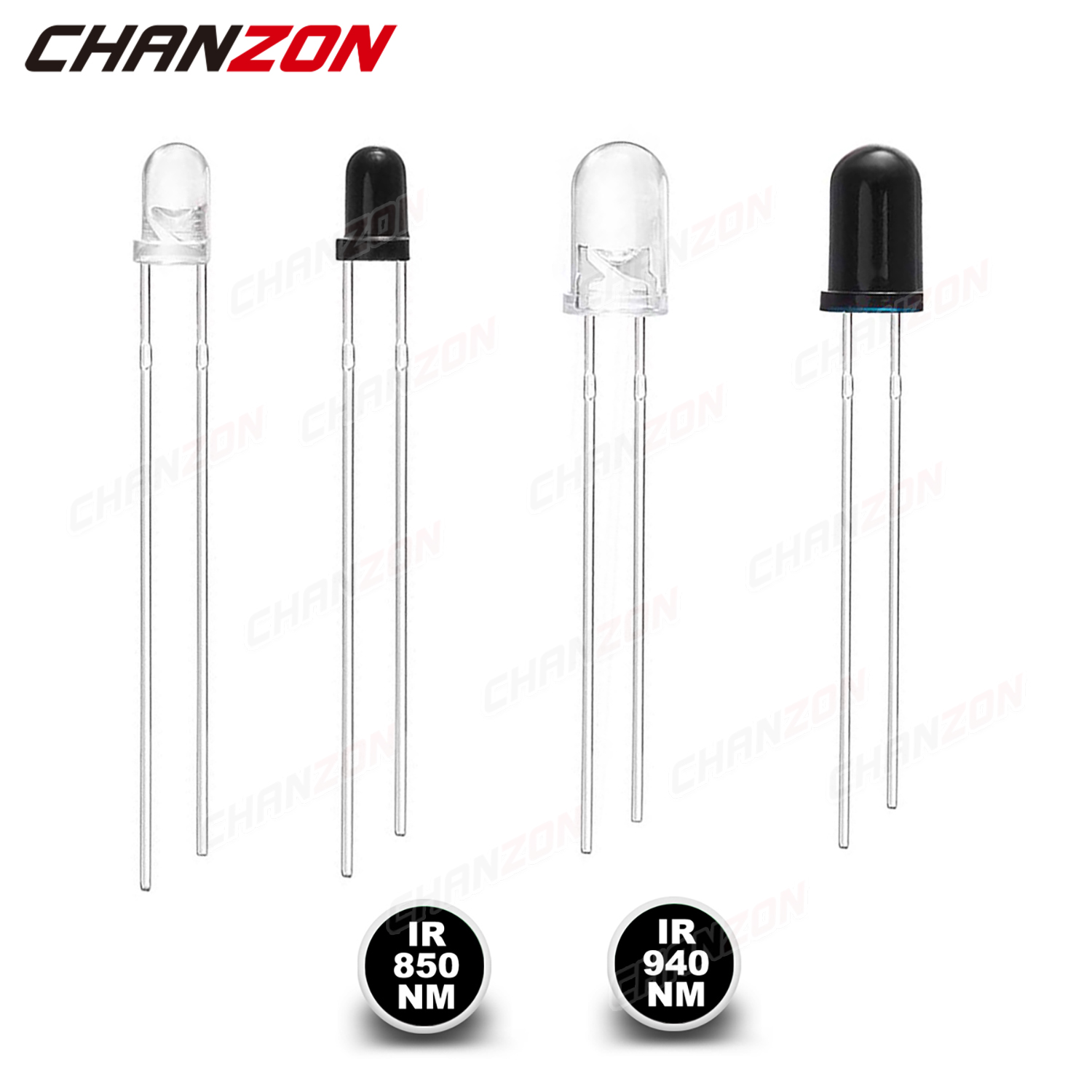 Science And Hobby Photos - 100Pcs 3mm 5mm IR LED 다이오드